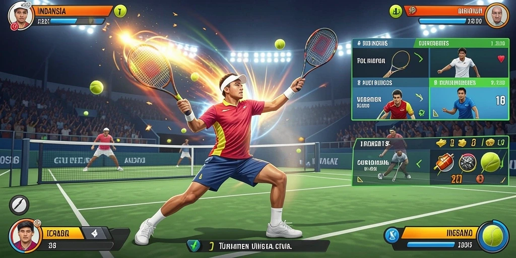 Screenshot menampilkan tampilan antarmuka permainan yang menarik.