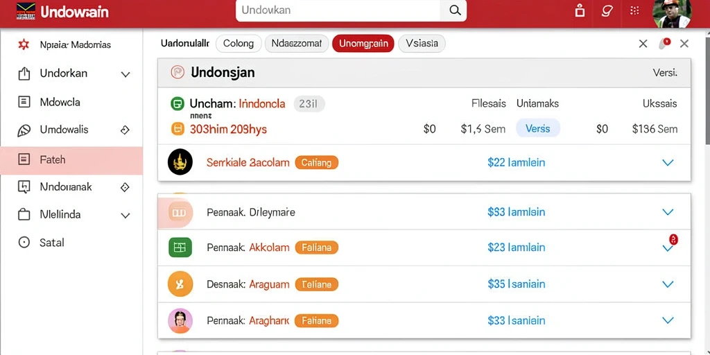 Tampilan antarmuka yang sederhana dan mudah dinavigasi.