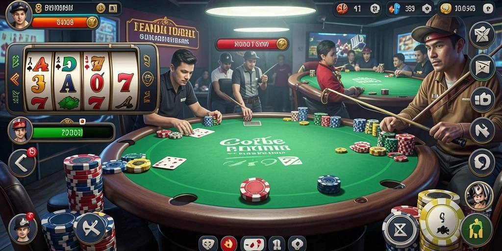 Tampilan menu utama aplikasi GACORWIN yang menarik.