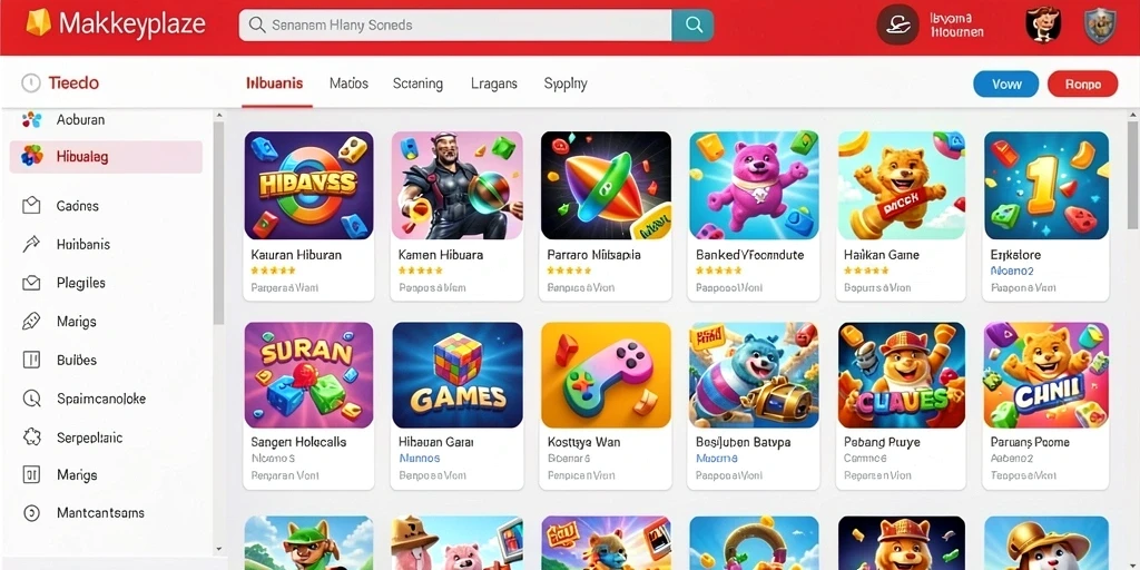 Screenshot menampilkan tema slot yang menarik dan berwarna.