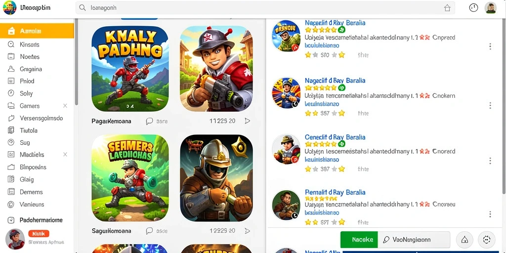 Screenshot pertama menampilkan karakter utama dalam level yang menantang.