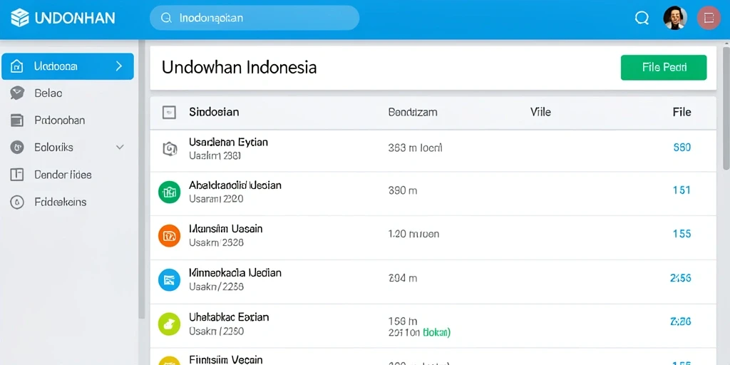 Tampilan antarmuka yang sederhana dan menarik.