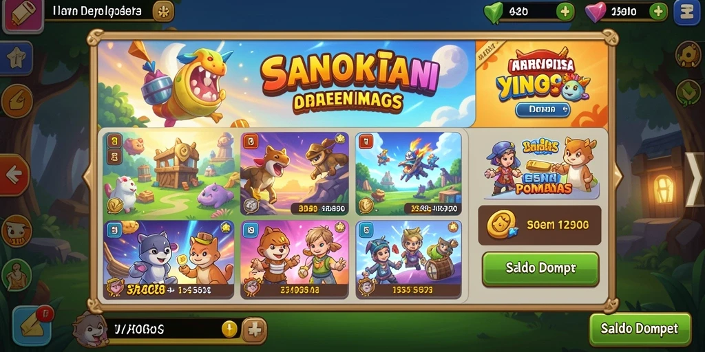 Tampilan menarik dari permainan slot MERDEKA777.