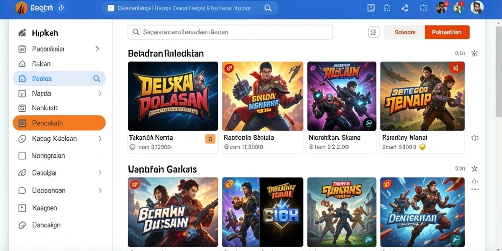 Tampilan antarmuka yang intuitif dan menarik.