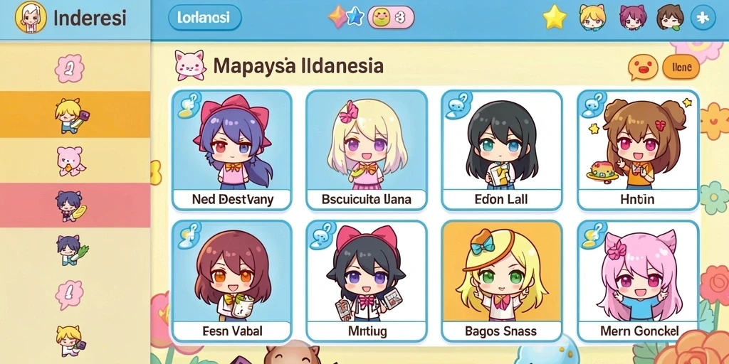 Tampilan mesin slot yang menarik dan penuh warna.