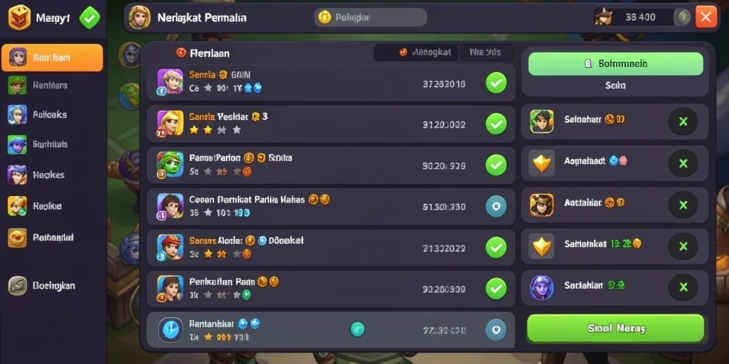 Tampilan antarmuka yang ramah pengguna.