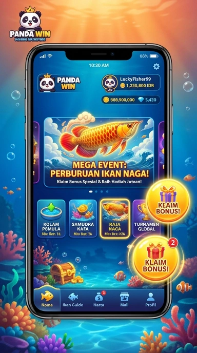 Cuplikan layar menu unduhan pandawin untuk perangkat Android