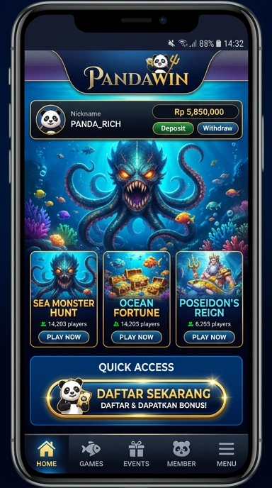 Galeri pratinjau visual pandawin build APK resmi terbaru